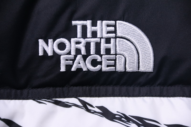 The North Face Zebra Logo Pattern Down Jacket 16 - kickbulk.co