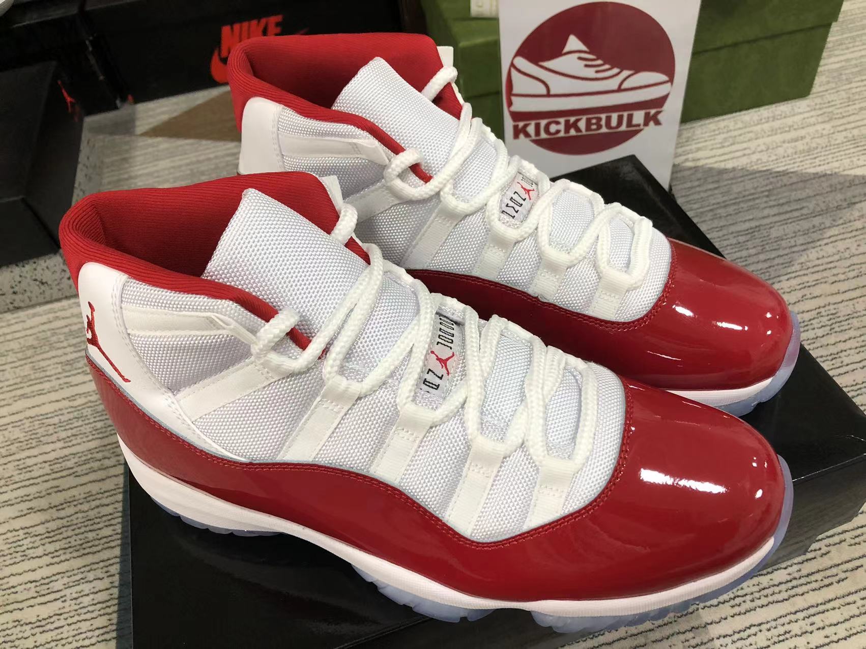 AIR JORDAN 11 RETRO 'CHERRY' 2022 CT8012116 Kickbulk Sneaker Camera photos