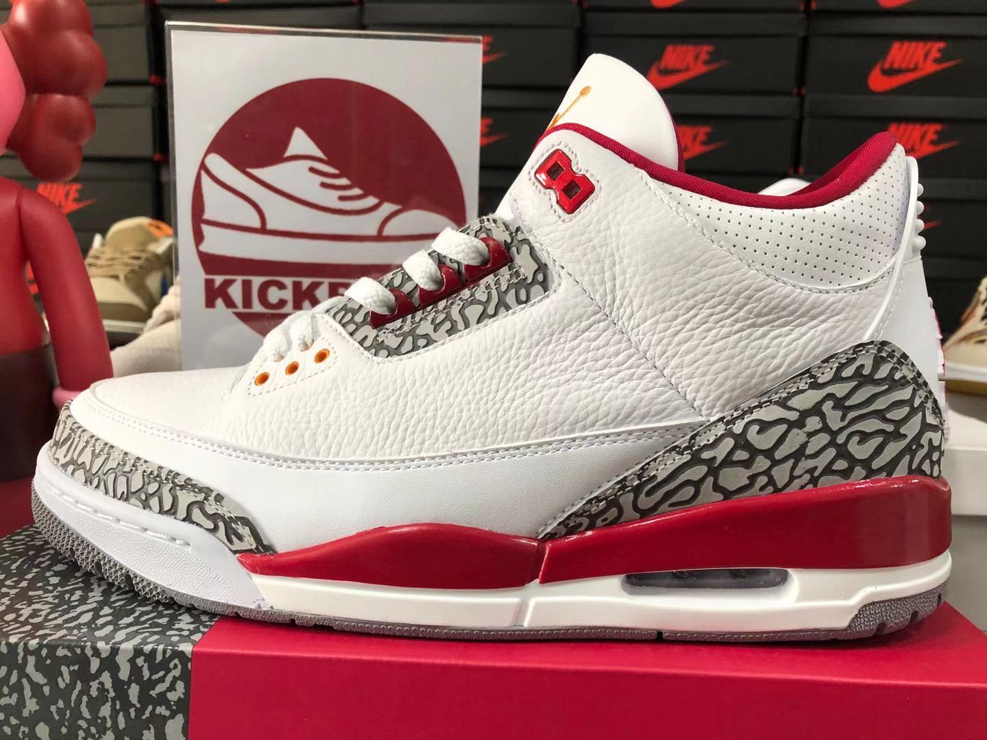 AIR JORDAN 3 RETRO 'CARDINAL RED' 2022 CT8532-126 Kickbulk Factory ...