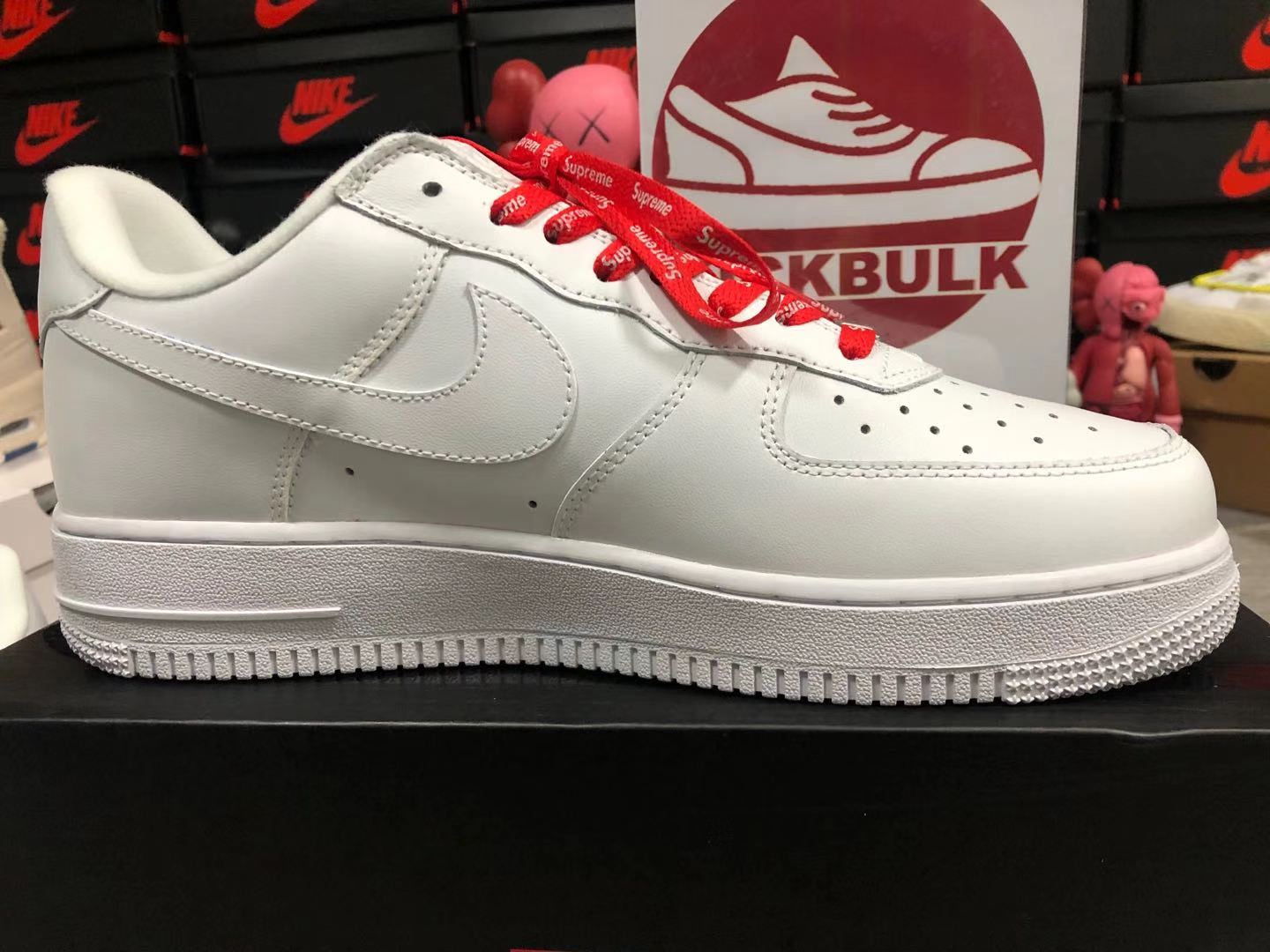 Supreme X Nike Air Force 1 Low 'Box Logo - White' CU9225-100 Kickbulk ...