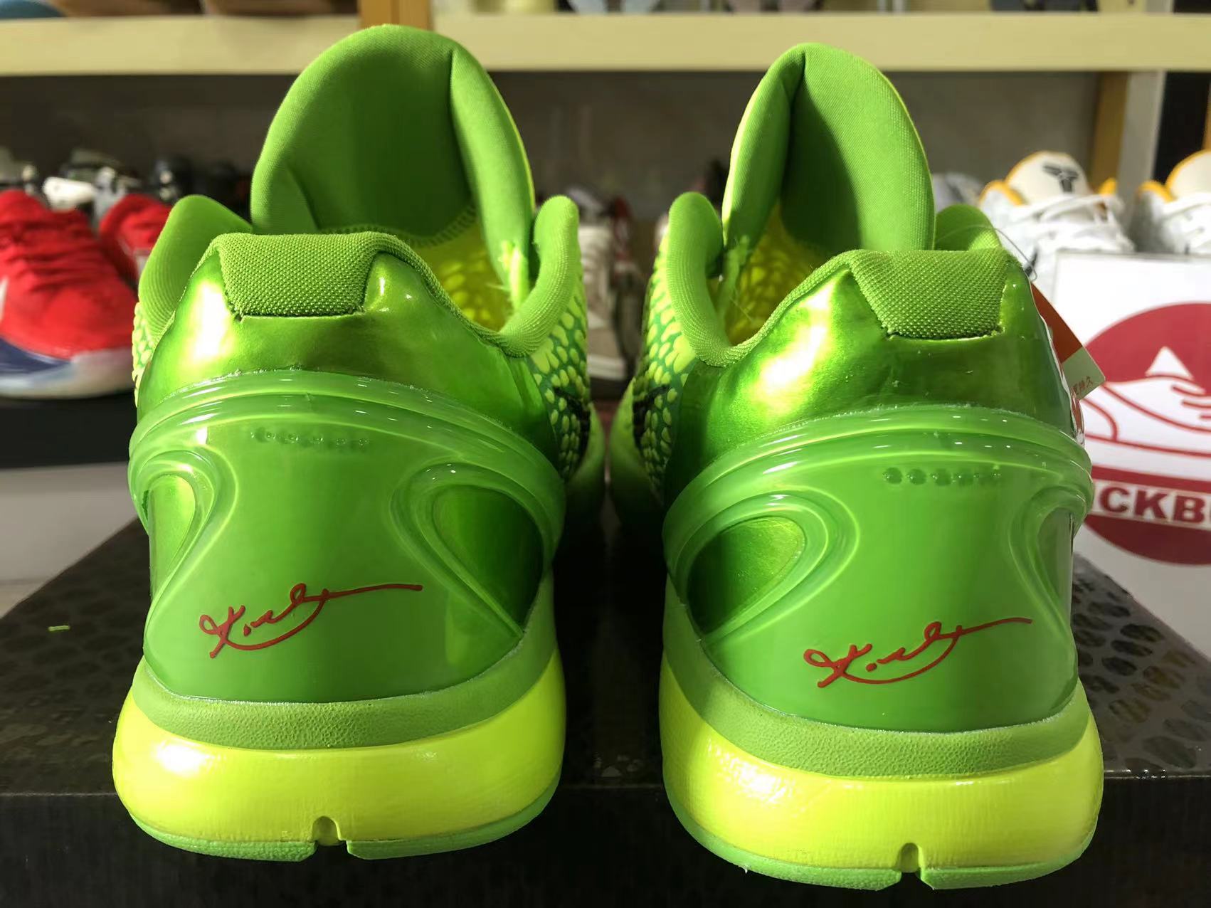 Nike ZOOM KOBE 6 PROTRO 'GRINCH' CW2190-300 Kickbulk Sneaker shoes ...
