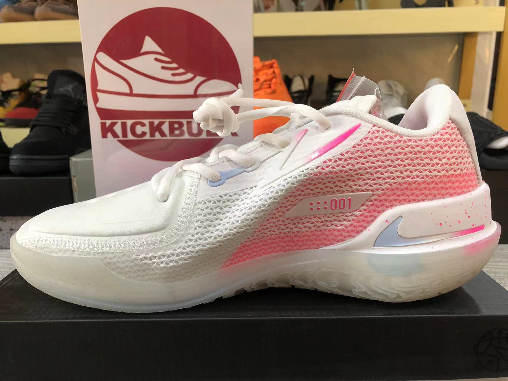 NIKE AIR ZOOM GT CUT 'PURE PLATINUM PINK BLAST' 2022 CZ0175-008 ...