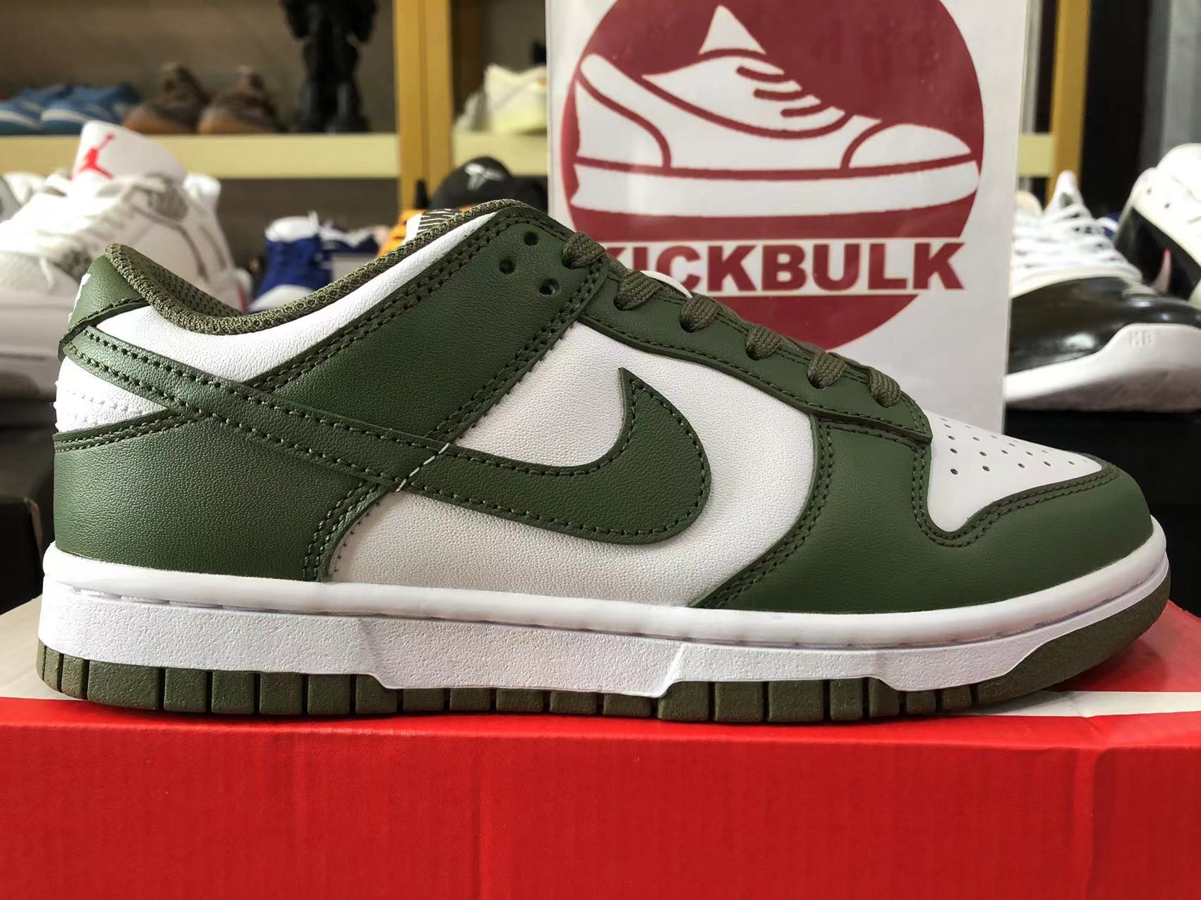 NIKE DUNK LOW 'MEDIUM OLIVE' WMNS 2022 DD1503-120 Kickbulk Sneaker ...