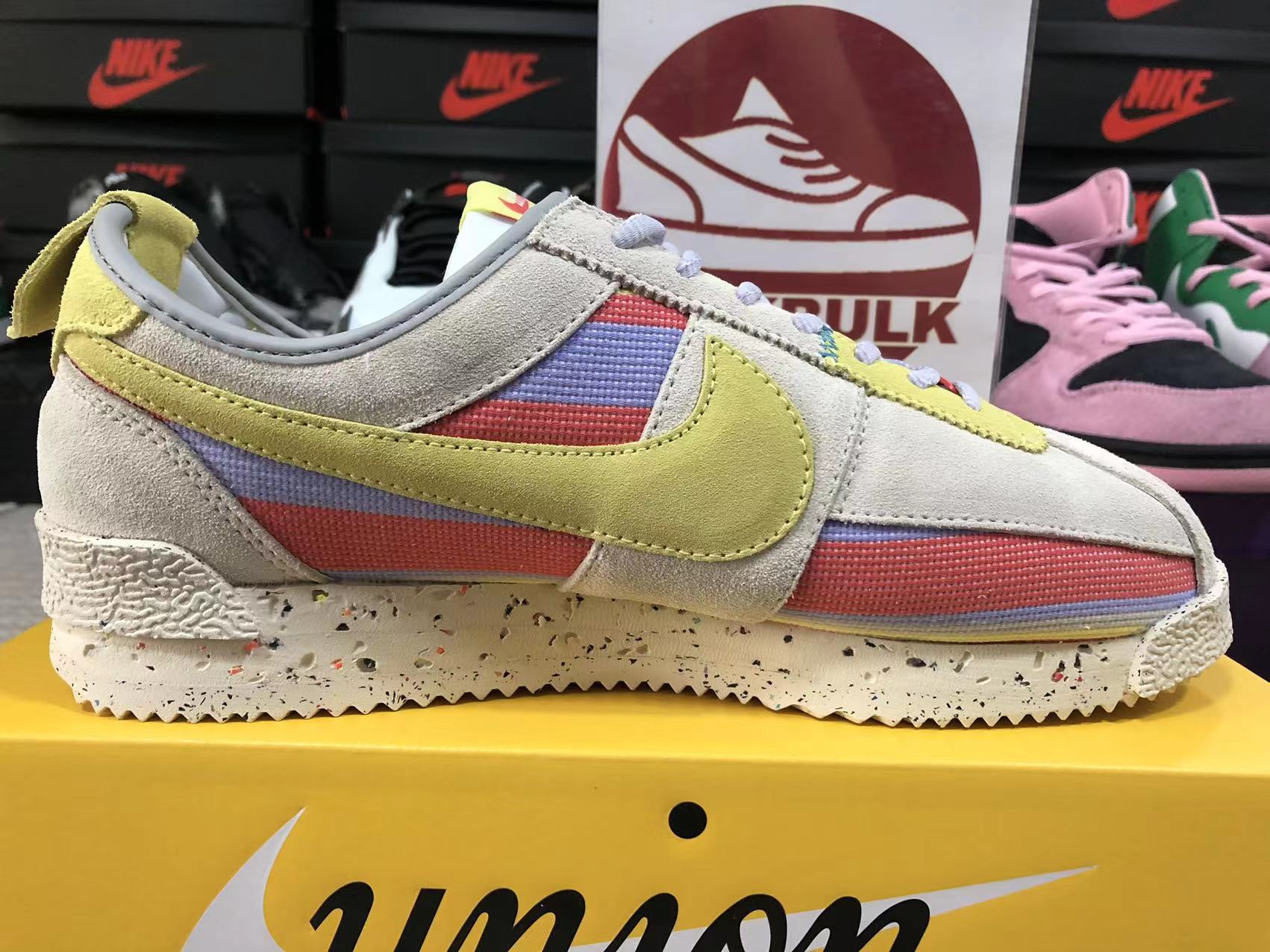 UNION LA X NIKE CORTEZ SP 'GREY FOG LEMON FROST' 2022 DR1413-100 ...